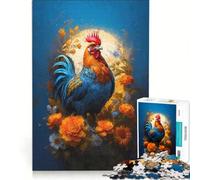 Puzzles for Teenagers 1000 Piece A Roosters Dream, Impossible Game, Difficult Challenge, Unique Birthday And Gifts 38x52cm