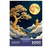 Puzzles for Teenagers 1000 Piece Abstract Bonsai Tree Puzzles for Adults Brain Teaser Game Improve Memory Fun Activities at Home 38x26cm/1000pcs