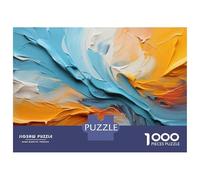 Puzzles for Teenagers 1000 Piece Abstract Oil Painting Art Jigsaw Puzzle Relaxing Games Difficult Challenge Fun Activities at Home 38x26cm/1000pcs