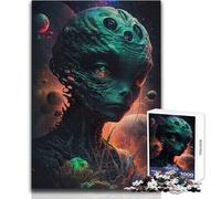 Puzzles for Teenagers 1000 Piece Alien Chronicles Challenging Game Toys Family Activities Educational Toy Size 38x52cm