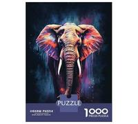 Puzzles for Teenagers 1000 Piece Amazing Elephant Puzzles for Adults Toy Wall Decor Analysis And Logic Challenging Game Gifts 52x38cm/1000pcs