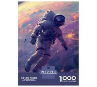 Puzzles for Teenagers 1000 Piece Astronaut Lost in Space Puzzles for Adults Brain Teaser Game Improve Memory Fun Activities at Home 38x26cm/1000pcs