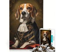 Puzzles for Teenagers 1000 Piece Beagle Baroque, Brain Teaser Game, Challenging To Complete, Deal As Gifts for The Whole Family 38x26cm