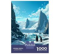 Puzzles for Teenagers 1000 Piece Beautiful Penguins Puzzles for Adults Brain Teaser Game Improve Memory Fun Activities at Home 70x50cm/1000pcs