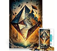 Puzzles for Teenagers 1000 Piece Beautiful Surreal Chaos Fine Cut Art Smart Mind Activity Cozy Time Play Christmas Calm Gift (50x75cm)
