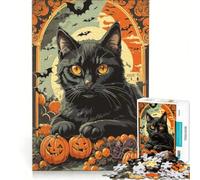 Puzzles for Teenagers 1000 Piece Bewitched by Midnight, Brain Teaser Game, Challenging To Complete, Deal As Gifts for The Whole Family 38x52cm