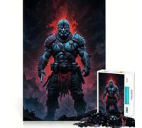 Puzzles for Teenagers 1000 Piece Big Monsters Fine Cut Art Smart Mind Activity Cozy Time Play Christmas Calm Gift (50x75cm)