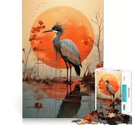 Puzzles for Teenagers 1000 Piece Bird Art Fine Cut Art Smart Mind Activity Cozy Time Play Christmas Calm Gift (38x26cm)