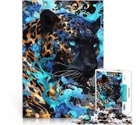 Puzzles for teenagers 1000 Piece Black Panther Bloom Staycation: Zeit totschlagen Geburtstagsgeschenk, Geschenke, Wandkunst75x50cm