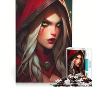 Puzzles for Teenagers 1000 Piece Blood Night Sylvan Elf Zen, Brain Teaser Game, Challenging To Complete, Deal As Gifts for The Whole Family 38x52cm