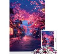 Puzzles for Teenagers 1000 Piece Blossom Dream Walk Educational Games Learning Educational Toy Wall Decor Train Your Brain And Hands (50x75cm)