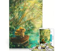 Puzzles for Teenagers 1000 Piece Capybara's Forest River Journey, Hands-on Game, Staycation Kill Time, with Matching Poster And Trivia Sheet 38x26cm