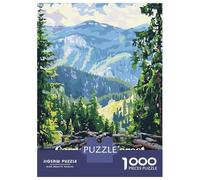 Puzzles for Teenagers 1000 Piece Carpathian Forest, Romania Puzzles for Adults Anti-Stress Toys Difficult Challenge Challenging Game Gifts 38x26cm/1000pcs