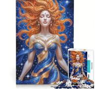 Puzzles for Teenagers 1000 Piece Celestial Empress, Hands-on Game, Staycation Kill Time, with Matching Poster And Trivia Sheet 38x26cm