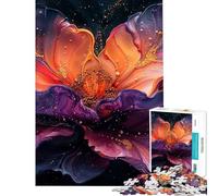 Puzzles for Teenagers 1000 Piece Celestial Florals Help The Brain Exercise Difficult Hard Family Game Suitable for People Aged 14 And Above (38x26cm)