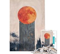 Puzzles for Teenagers 1000 Piece Celestial Rise Adult Puzzles Toy Wall Decor Staycation Kill Time Fun Activities at Home (Size 38x26cm)