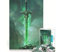 Puzzles for Teenagers 1000 Piece Cursed Sword, Educational Game, Difficult Hard, Artists' Collection, Fine Arts 38x52cm