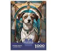 Puzzles for Teenagers 1000 Piece Dog Cute Animal Puzzles for Adults Brain Teaser Game Improve Memory Fun Activities at Home 38x26cm/1000pcs