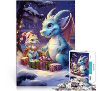 Puzzles for teenagers 1000 Piece Dragon Christmas Family Lernspiele DIY Spielzeug Geburtstagsgeschenk, Geschenke38x26cm