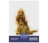 Puzzles for Teenagers 1000 Piece English Cocker Spaniel (2) Puzzles for Adults Brain Teaser Game Improve Memory Fun Activities at Home 70x50cm/1000pcs