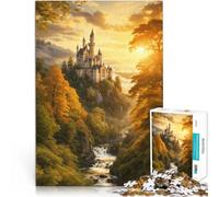Puzzles for teenagers 1000 Piece Fairytale Fortress Analysis and logic 50x75cm deal as gifts for the whole family for Age 14