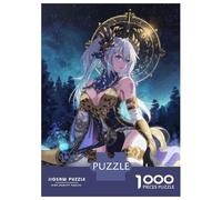 Puzzles for Teenagers 1000 Piece Fantasy Anime Girl Artwork Jigsaw Puzzle Brain Teaser Game Presents for Women Christmas Birthday Gifts 70x50cm/1000pcs
