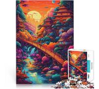 Puzzles for teenagers 1000 Piece Fantasy landscape 4 Educational Game Challenge Toy Fun at Home Activities, Birthday Present,Travel Gifts, 26x38cm