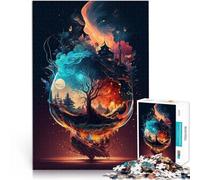 Puzzles for teenagers 1000 Piece Fantasy Landscapes Trainieren Sie Ihr Gehirn und Ihre Hände Lustiges Geschenk75x50cm