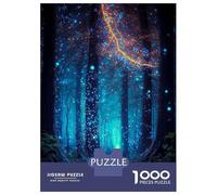 Puzzles for Teenagers 1000 Piece Fantasy Magic Lights Jigsaw Puzzle Brain Teaser Game Presents for Women Christmas Birthday Gifts 38x26cm/1000pcs