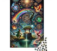 Puzzles for Teenagers 1000 Piece Fantasy Witchcraft Art Print Puzzles for Adults Brain Teaser Game Improve Memory Fun Activities at Home 70x50cm/1000pcs