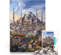 Puzzles for teenagers 1000 Piece Fantasy World Spielspielzeug als Familiengeschenk Einzigartige Wohndekoration und Geschenke52x38cm