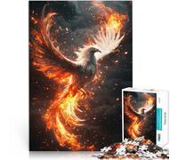 Puzzles for teenagers 1000 Piece Fiery Phoenix For Family Fun 38x52cm is ideal as a gift for the whole family for for Age 14