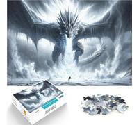 Puzzles for teenagers 1000 Piece Frost Dragon Awakening Stress Relief Toys 38x52cm Birthday Present, Gifts, Wall Art for ages 14+