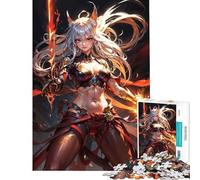 Puzzles for Teenagers 1000 Piece Furious Kitsune Fury Help The Brain Exercise Difficult Hard Family Game Suitable for People Aged 14 And Above (50x75cm)