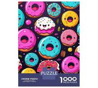 Puzzles for Teenagers 1000 Piece Go Nuts for Donuts Puzzles for Adults Toy Wall Decor Analysis And Logic Challenging Game Gifts 38x26cm/1000pcs