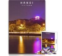 Puzzles for Teenagers 1000 Piece Hanoi Brainteaser Family Games Tough Challenge Educational Toy Size 38x52cm