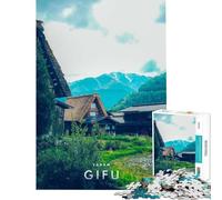 Puzzles for Teenagers 1000 Piece Japan Gifu Toys Educational Games Educational Game Learning Educational Gifts for Women Men (size 38x52cm)