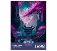 Puzzles for Teenagers 1000 Piece Japanes Torii Gate Valley Puzzles for Adults Brain Teaser Game Improve Memory Fun Activities at Home 38x26cm/1000pcs