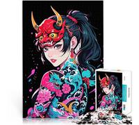 Puzzles for teenagers 1000 Piece Japanese Demoness for Educational Game Challenge Toy Great gifts and toys 26x38cm