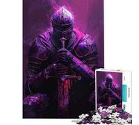 Puzzles for Teenagers 1000 Piece Knight of The Purple Dawn Educational Challenge But Fun And Humorous Relaxing Games for 14+ Puzzle Game Offered (38x52cm)