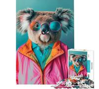 Puzzles for Teenagers 1000 Piece Koala Portrait s Educational Challenge But Fun And Humorous Relaxing Games for 14+ Puzzle Game Offered (50x75cm)