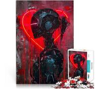 Puzzles for teenagers 1000 Piece Love Android Spielzeug Lernspiele Stressabbau Geeignet für die Schreibtischdekoration75x50cm