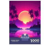 Puzzles for Teenagers 1000 Piece Luminous Beach Resonance Puzzles for Adults Brain Teaser Game Improve Memory Fun Activities at Home 52x38cm/1000pcs
