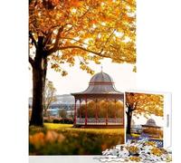 Puzzles for Teenagers 1000 Piece Magdalen Green Bandstand Educational Game Analysis And Logic Home Decoration Toys Unique Gifts for Birthday And Christmas (38X26cm)