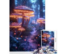 Puzzles for Teenagers 1000 Piece Magic Mushroom Fun Interactive Family Experience Wonderful Holiday Giftsing Choice (38X26cm)