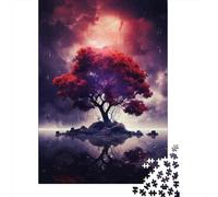 Puzzles for Teenagers 1000 Piece Magic Tree Reflections Jigsaws for Adults Relax Games Perfect Decoration Challenging Game Gifts 70x50cm/1000pcs