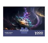 Puzzles for Teenagers 1000 Piece Magical Cosmic Lotus Puzzles for Adults Toy Wall Decor Analysis And Logic Challenging Game Gifts 52x38cm/1000pcs