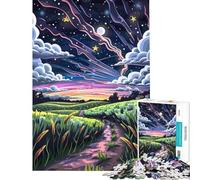 Puzzles for Teenagers 1000 Piece Magical Path Way Help The Brain Exercise Difficult Hard Family Game Suitable for People Aged 14 And Above (50x75cm)