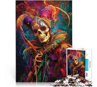 Puzzles for teenagers 1000 Piece Malevolent Jester Mandala Herausforderndes Spiel Heimdekoration Spielzeug52x38cm