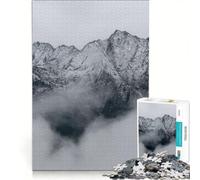 Puzzles for Teenagers 1000 Piece Mountain behind Clouds Educational Game Difficult Hard Artists' Collection Fine Arts 50x75cm
